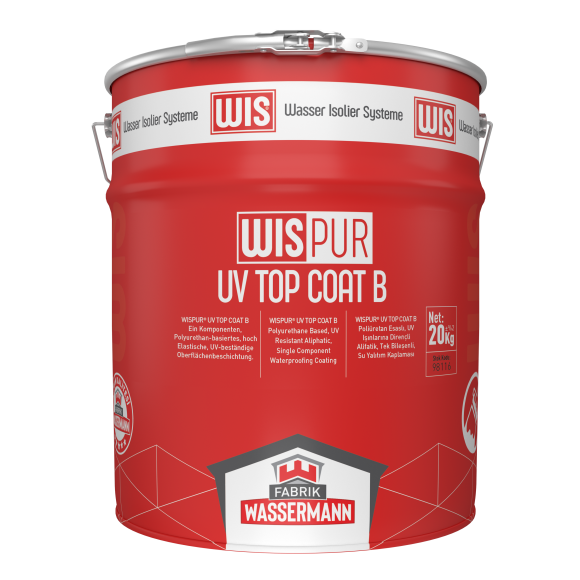 WISPUR® UV TOP COAT B Ein Komponenten, Polyurethan-basiertes, hoch Elastische, UV-beständige Oberflächenbeschichtung
