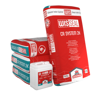 WISSEAL® CR SYSTEM 2K Çimento ve Akrilik Esaslı, İki Bileşenli, Kristalize Su Yalıtım Harcı