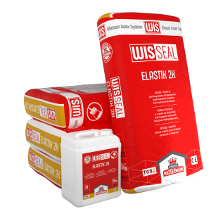WISSEAL® ELASTIK 2K Cement and Acrylic Based, Dual Component, Fully Elastic Waterproofing Mortar