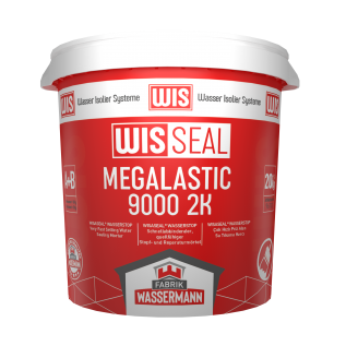 WISSEAL® MEGALASTIC 9000 2K Zwei Komponenten Hoch elastisches, Witterung und Uv beständige schnell trocknende, wasserundurchlässiges Zement- und Acryl basierende abdichtungsschlämme