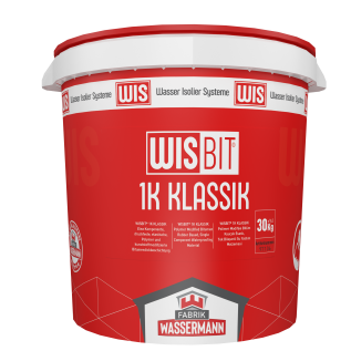 WISBIT® 1K KLASSIK Eine Komponente, druckfeste, elastische, Polymer und kunststoffmodifizierte Bitumendickbeschichtung