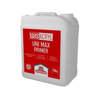 WIS® WISACRYL UNI MAX PRIMER Acryl-basiertes, mehrzweck-leistungsverstärkendes grundierungsmaterial, das die  Saugfähigkeit der Oberflächen eliminiert
