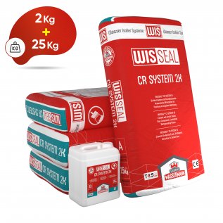 WISSEAL® CR SYSTEM 2K Çimento ve Akrilik Esaslı, İki Bileşenli, Kristalize Su Yalıtım Harcı