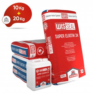 WISSEAL® SUPER ELASTIK 2K Çimento ve Akrilik Esaslı, İki Bileşenli, Süper Elastik Su Yalıtım Harcı