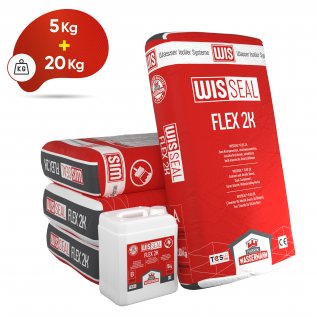 WISSEAL® FLEX 2K Çimento ve Akrilik Esaslı, İki Bileşenli, Yarı Elastik Su Yalıtım Harcı