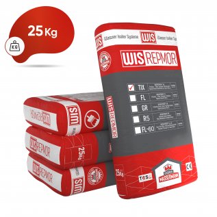 WISREPMOR® TIX Polimer ve Fiber takviyeli Tiksotropik Tamir Harcı