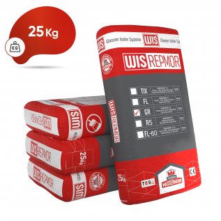 WISREPMOR® GR Çimento Esaslı, Kendiliğinden Yayılan Onarım ve Derz Dolgu Harcı