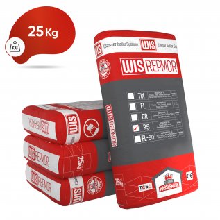 WISREPMOR® R5 Çimento Esaslı, Kendiliğinden Yayılan Onarım ve Derz Dolgu Harcı
