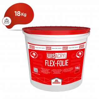 WISACRYL® FLEX-FOLIE Polimer esaslı, su bazlı, tek bileşenli, UV Dirençli elastik su yalıtım ürünüdür.